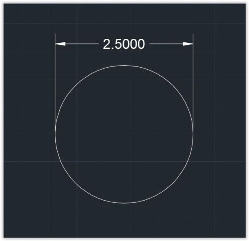 25pc Acrylic Plastic (plexiglass) Round Sheet - 1/8&#034; x 2.5&#034; Circle - Clear