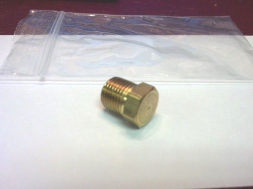 Brass  PLUG, 1/8&#034; NPT Male, Hex Head, 06121-02