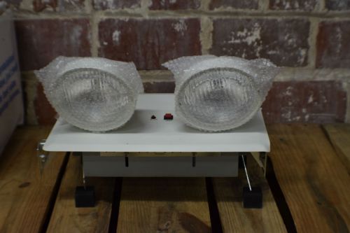 Dmf lighting del44 2-head emergency lighting fixture battery powered for sale