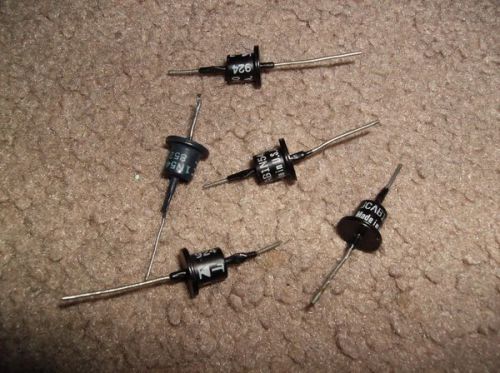 LOT OF 5 - GE &amp; JCAB 1N540 - DIODES NOS