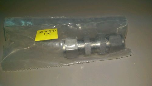 Swagelok SS-810-61 Bulkhead fitting