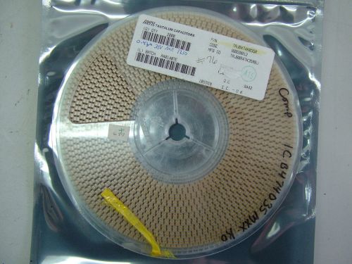 TANTALUM CAPACITOR REEL SMT SMD 0.47UF 35V 1210 10% AVX TAJB474K035R QTY 2000