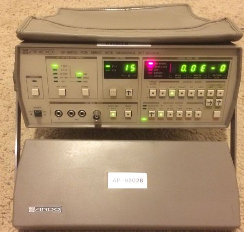 Ando AP-9802B PCM Error Rate Measuring Set Receiver