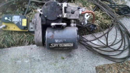 Sky climber winch