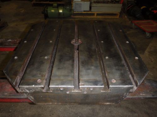 22&#034; x 22&#034; steel welding t-slotted table cast iron layout plate t-slot weld jig for sale