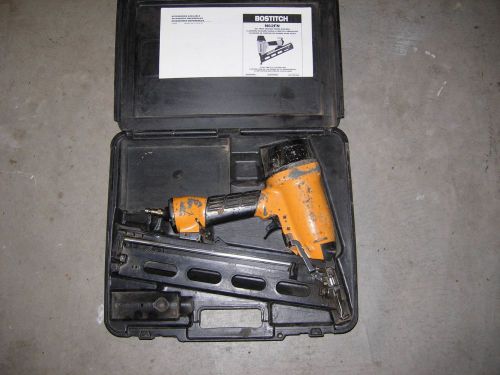 Stanley Bostitch N62FN finish nailer w/case