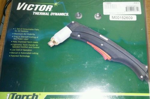 VICTOR THERMAL DYNAMICS 7-5260 Plasma Torch,60A/90deg Torch/Lead,20 ft G7514306