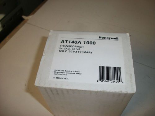 Honeywell AT140A1000 Transformer 24 VAC, 40 VA, 120 V, 60 hz