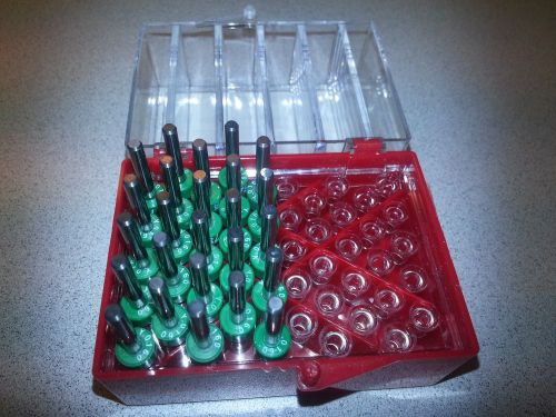 500 slightly used #78 (.0160&#034;)  micro-carbide pcb drill bits 1/8&#034;shank for sale