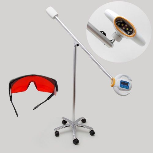 Dental new teeth whitening led light lamp bleaching accelerator with floor holde for sale