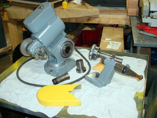 NICE K O LEE MODEL B-943 MOTORIZED WORK HEAD (USES 5-C COLLETS) W/ CENTER