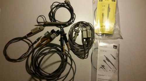 Lot of 6 Tektronix Probes (Misc. Models)