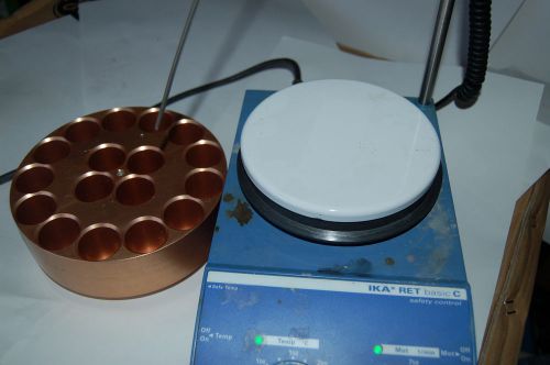 Ika hotplate ret basic c ikamag stirrer mixer  hot plate werke  pie block probe for sale