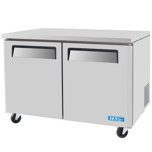 Turbo Air MUF-48, 2 Door Undercounter Freezer