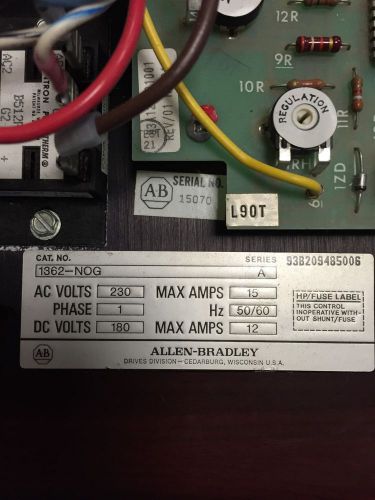 ALLEN BRADLEY 1362-NOG