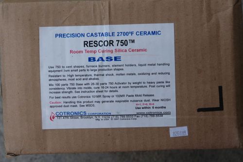 Cotronics Rescor 750 Ceramic Cast Fused Silica, 10lb Pack