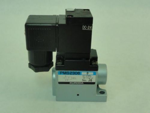 91230 New-No Box, Kuroda PMS2306-01-D24D Solenoid Valve 0.2-0.7MPa