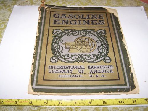 Original IHC Famous Titan Hit Miss Gas Engine Sales Catalog Magneto Tractor WOW!