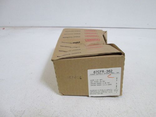 FISHER CONTROLS PRESSURE REGULATOR 67CFR-362 *NEW IN BOX*