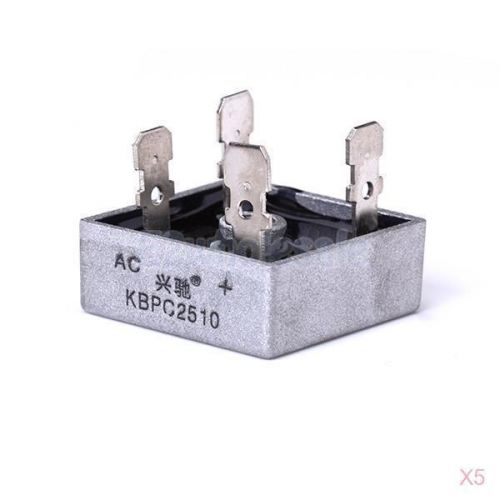 5x KBPC-2510 KBPC2510 25A Amp 1000V Volt Diode Bridge Rectifier -55to+150C?