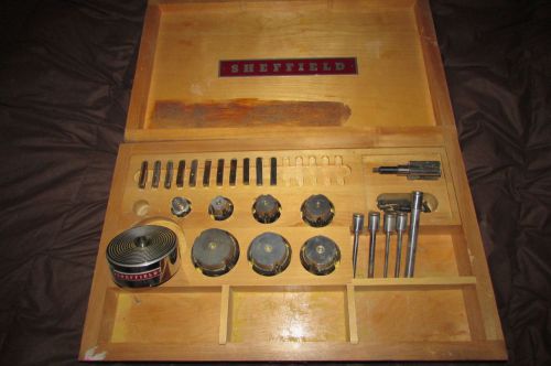 Vintage SHEFFIELD Taper Gage Gauge Set In Original Box