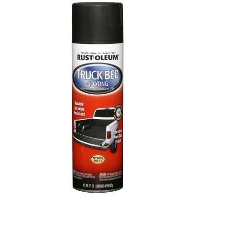 RUST-OLEUM 248914 Truck Bed Coating Spray, Black, 15 oz