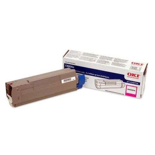 Oki Magenta Toner Cartridge Magenta Laser 6000 Page 1 Each