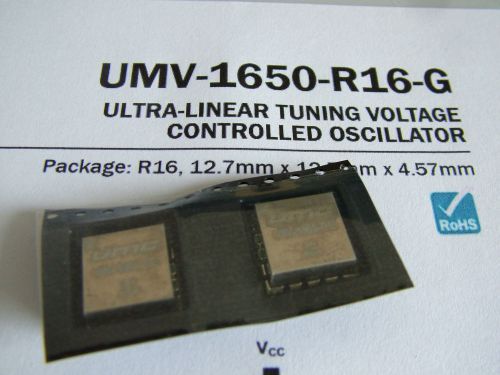 UMC RFMD VCO VOLTAGE CONTROLLED OSCILLATOR 1600-1700MHz UMV-1650-R16 LOT OF 2