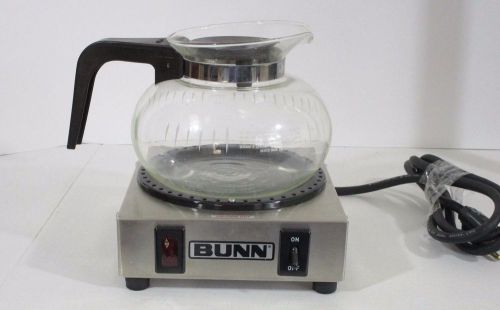 Bunn single pot warmer with original pot, mint condition.