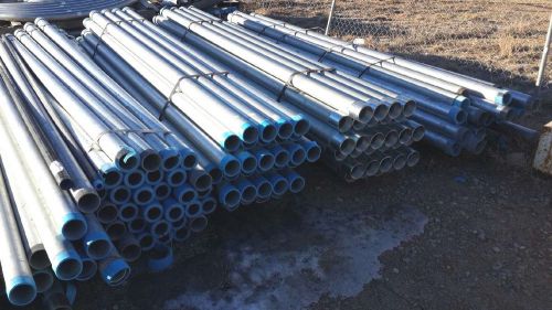 Lot 125 pcs 10&#039; long galvanized steel rigid conduit electrical 3&#034; grc new-unused for sale