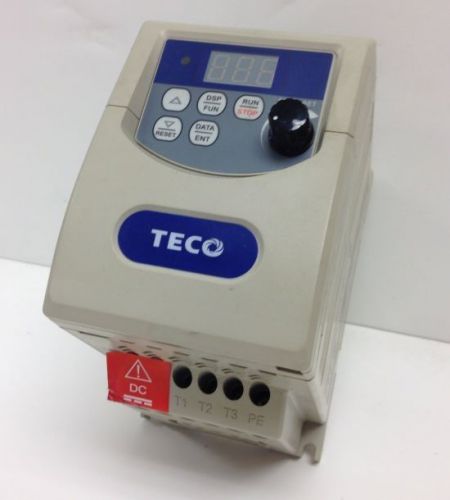 1 hp 115v 1ph input 230v 3ph output teco variable frequency drive jnev-101-h1 for sale