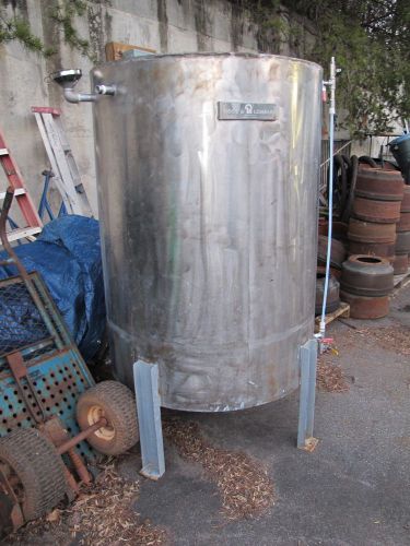 Riggs &amp; lombard 325 gallon stainless steel mixing tank commercial grade for sale