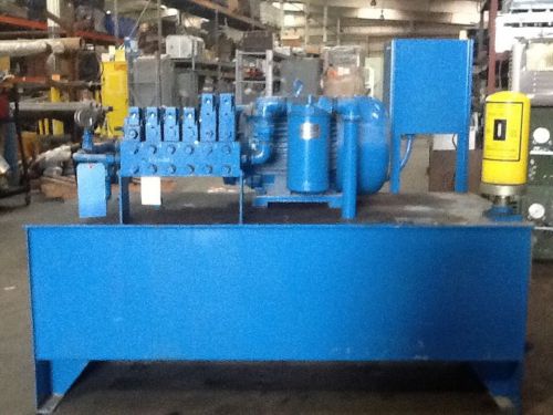 25 HP HYDRAULIC POWER UNIT. MFG ADAMS AIR AND HYDRAULICS