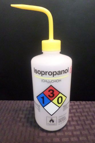 Thermo scientific nalgene right-to-know safety 500ml isopropanol wash bottle for sale