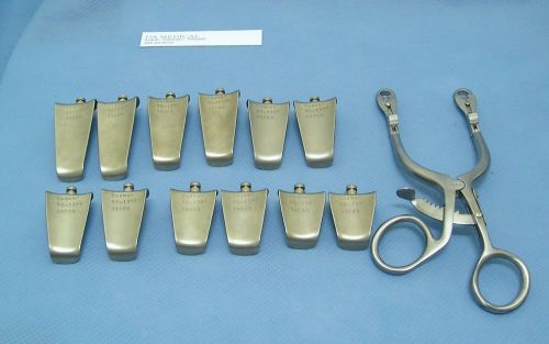 Codman cervical spine retractor set, small type with 6 pairs of blades for sale