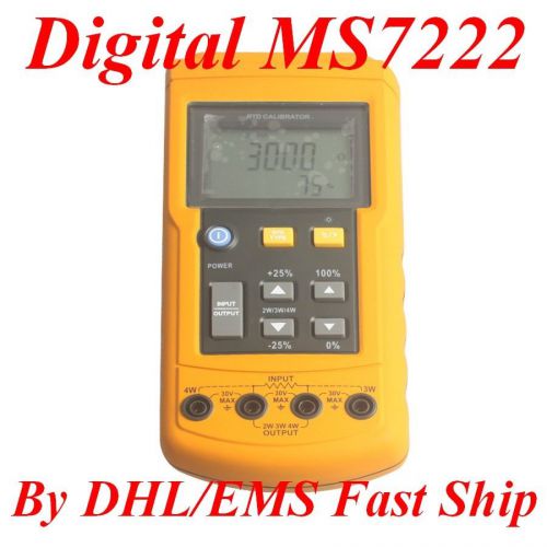 Digital MS7222 with 7RTDS Resistance Temperature Signal RTD Process Calibrator