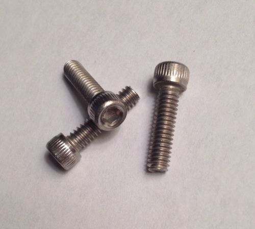 #5-40 x 1/2 stainless steel socket head cap screws stainless steel qty 100 for sale