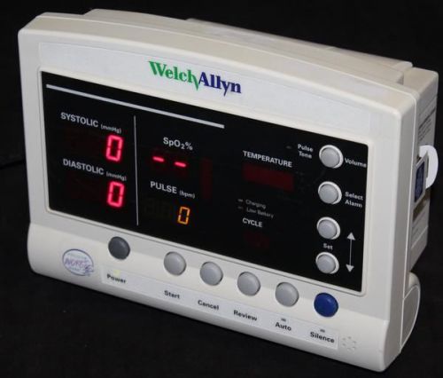 Welch allyn 52000 series patient monitor vital signs spo2 nr free shipping! for sale