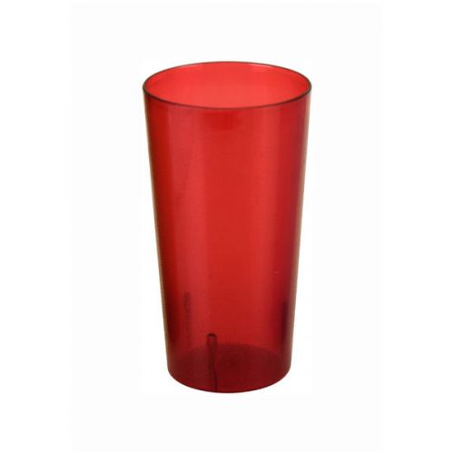 12 cups 32 oz restaurant tall tumbler polycarbonate red unbreakable glass for sale