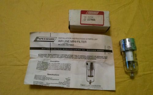 Speedaire 1/4 Air Line Filter 2Z766A