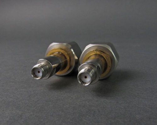 Lot of 2 Maury Microwave 2625B Connector Adapter APC7 to SMA(f)