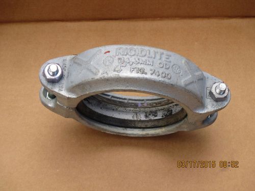 Rigidlite 4&#034; Galv. grooved coupling for Fire Sprinkler pipe