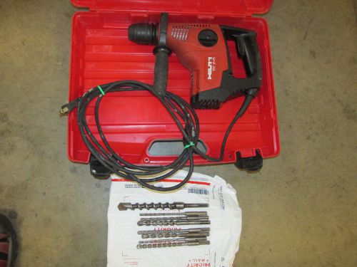 HILTI  TE-7C sds-plus chuck, 115V/AC, reversible, hammer drill/chipping kit (388