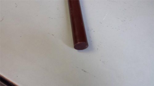 1-1/4&#034; DIA. X 48&#034; LONG URETHANE / POLYURETHANE 75 D BROWN ROD P/N 10760