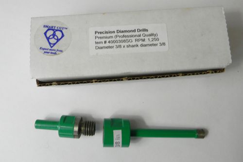 DIAMOND CORE DRILL BIT 3/8&#034;-  U.S. made b Smart Cut