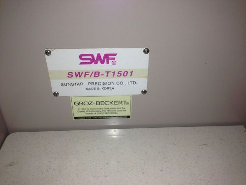 Swf/B Embroidery  Machine