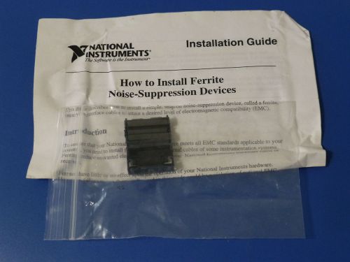 NEW - Lot of 2 - National Instruments EMI Noise Suppression Ferrite 0.25&#034;