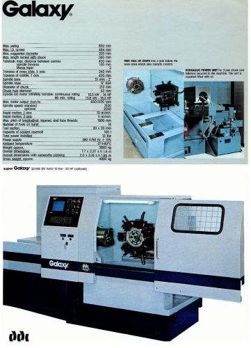 GALAXY LATHE WITH FANUC 6TB CONTROL