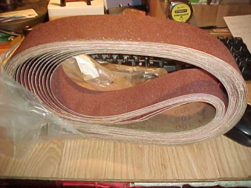 2&#034; x 72&#034; Sanding Belt A 100 Grit  Sait Brand kx167  - 10 Belts