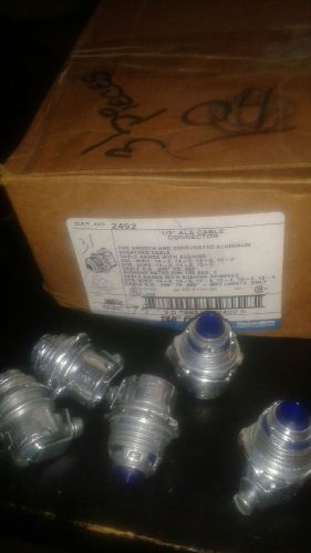 Box of   thomas &amp; betts  2492 insulated   1/2&#034; cable connectors / fittings for sale